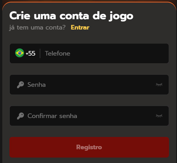 Formulário de Registro A6RABBIT